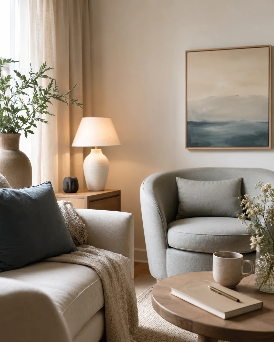 Calm therapy space at Harmony and Pulse